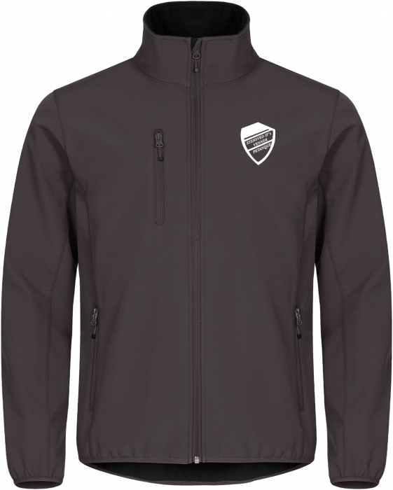 Clique - Stensved Petanque Softshell Jakke W/o. Hood - Dark Grey